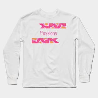 Passions - Pink Ribbons Design GC-108-01 Long Sleeve T-Shirt